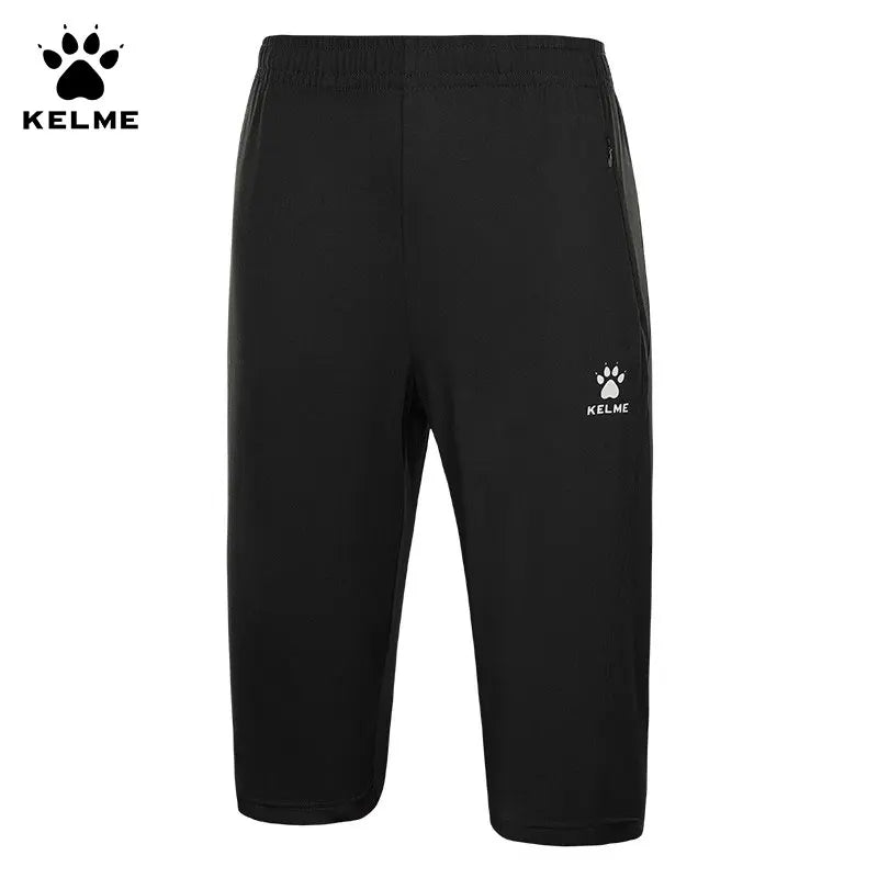 Kelme Sports Capris Men's Summer Breathable Fitness Shorts Football Training Ice Silk Running Shorts