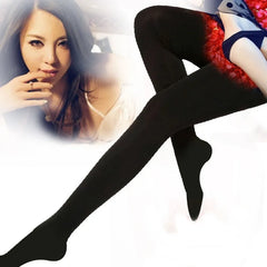 Autumn Winter Woman Thick Warm Leggings Candy Color Brushed Charcoal