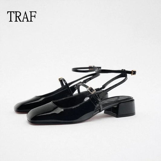 High Heels Mary Janes Shoes For Women Pumps Heels Fashion