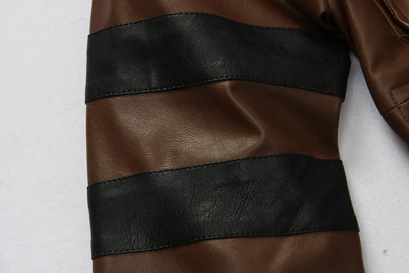 Deepening the crisis of high-end slim-fit Lyon hunting three-dimensional pocket leather