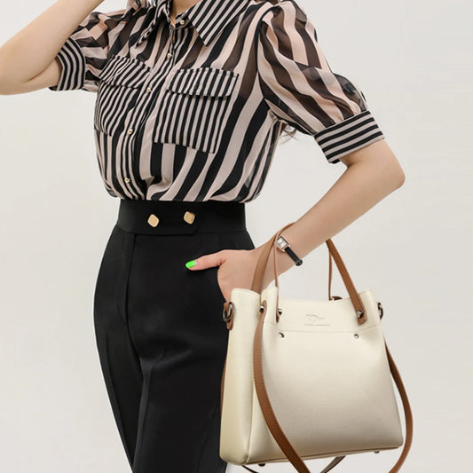 Genuine Leather Shoulder Crossbody Bags for Women Luxury Handbags