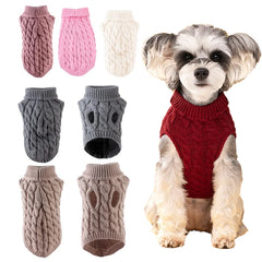 Knitted Clothes For Dogs Chihuahua Sweater For Small Dogs Winter Clothes