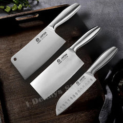 Japanese Kitchen Chef Knife Meat Fish Slicing Vegetable Cutter Stainless Steel Cleaver