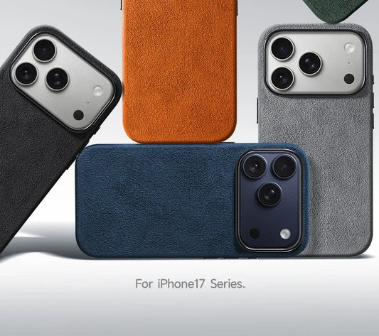 Italian Case for IPhone 17 Pro Max 17Pro with MagSafe Wallet Camera Button Magnetic Cover Orange Blue Protective Case