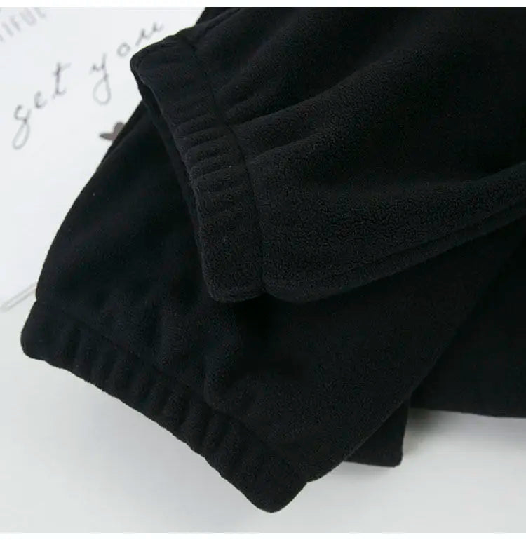 Harem Pants Women Unisex Loose Wide Leg Sweatpants High Waist Drawstring