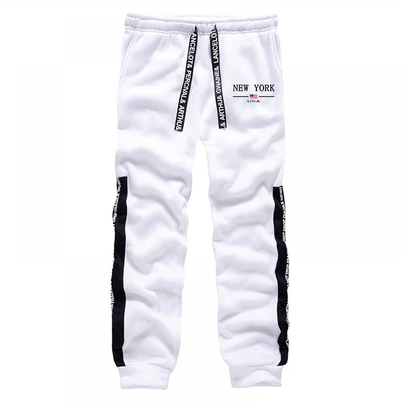 Quality Mens Tracksuit Casual Print Sweatshirts Sports Jogging Mens Clothing Autumn Winter Sportswear Single Piece Hoodie Pants