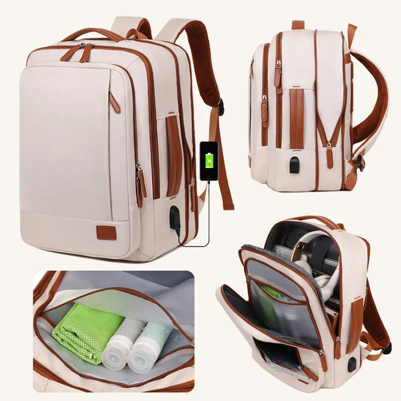 Business Backpack Multi-function Laptop Computer Pack Commuter Bag With USB Port College Student Bags Travel Daypack