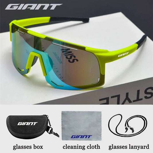 Giant 【Professional Grade】Cycling Fishing  Sunglasses - UV Protection, Anti-Glare, Impact Resistant, Outdoor Sports with case