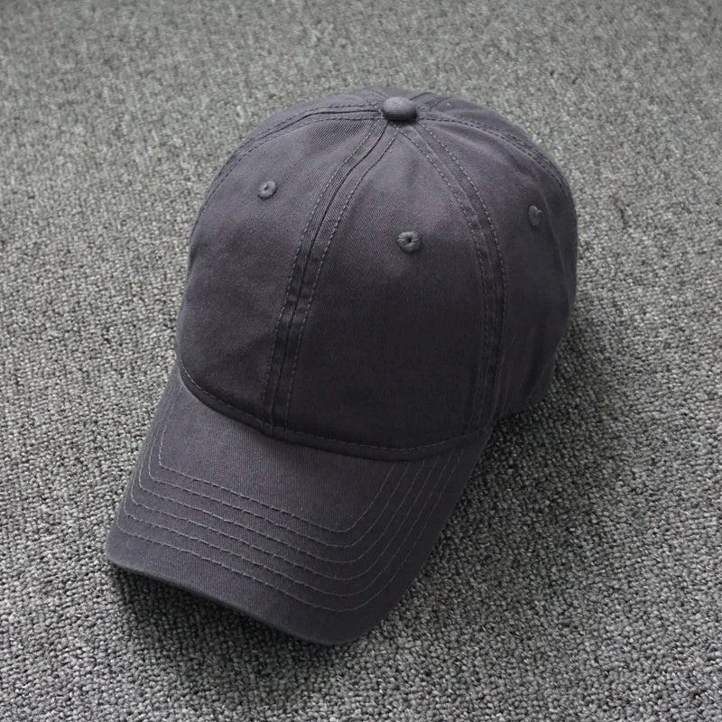 Oversize 100% Cotton Baseball Cap Large Snapback Hat for Big Heads Men Women Blank Sun Cap Adjustable Plain Dad Golf Cap