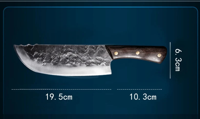 Cleaver Knife Forged Full Tang Butcher Knife 5CR15mov Stainless Steel Knife Sharp