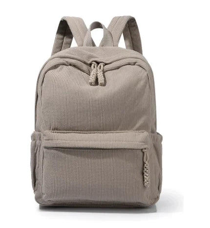 Personalized Backpack 2025 Soft Schoolbag shoulder straps Large Capacity Custom Unique Name Embroidered Corduroy Special Design