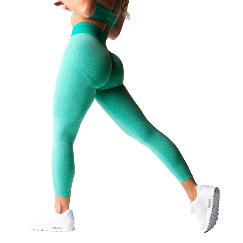 Knockout Seamless Leggings Spandex tights Women Soft Workout Tights Fitness