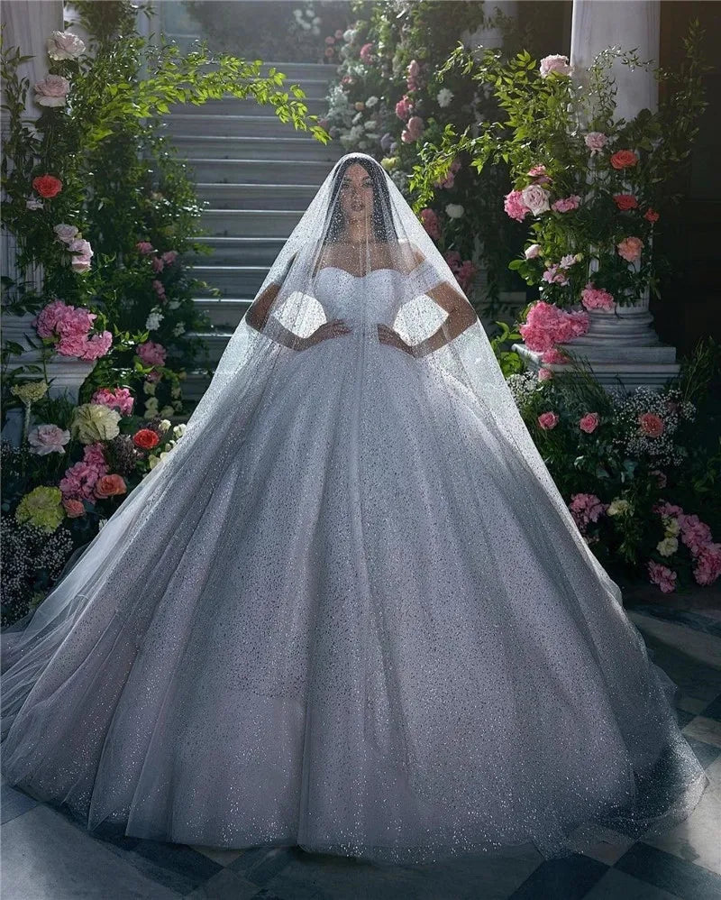 White Bridesmaid Dresses: Wedding Dresses A Line Off The Shoulder Bride Dress