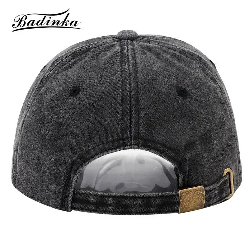 Bad Hair Day Washed Black Baseball Cap female male Snapback Hat