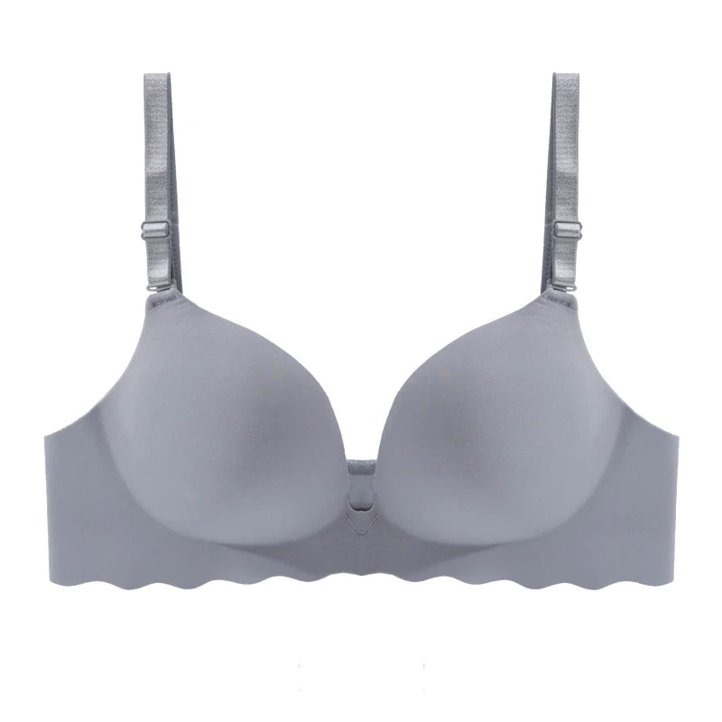 Bra Women Solid Push Up Lingerie Wire Free Bralette Female Intimates