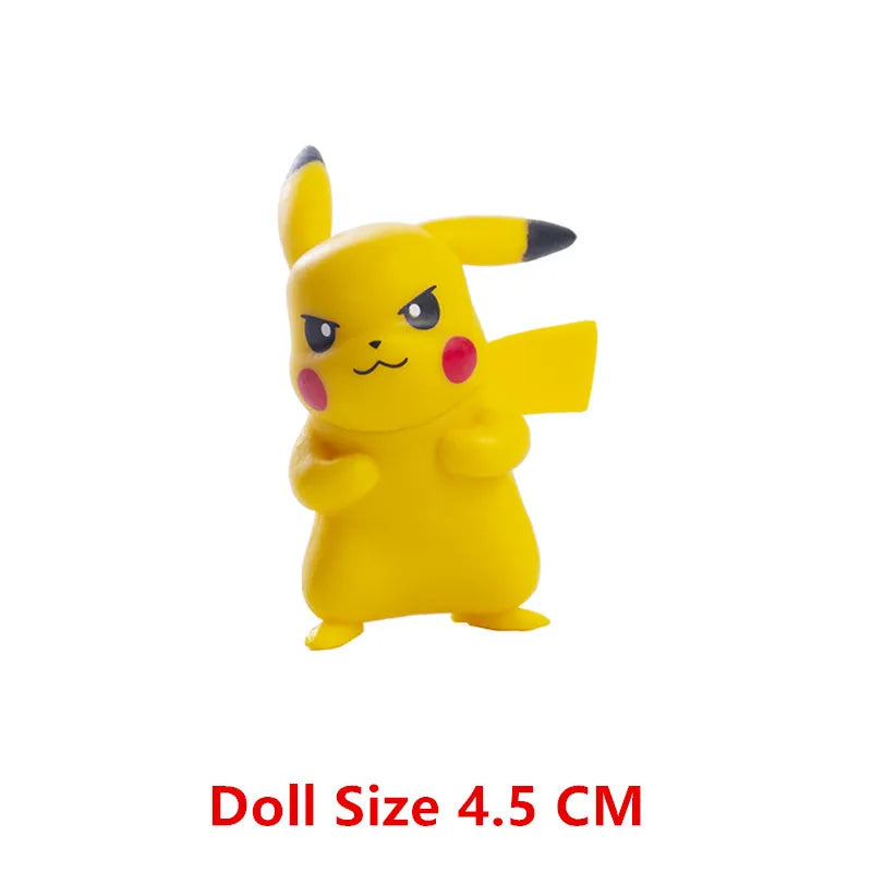Pokemon Cartoons Movie Anime Figure Gengar Charizard Pikachu Collection Model Pocket Monster Action Toys Kids Christmas Gifts