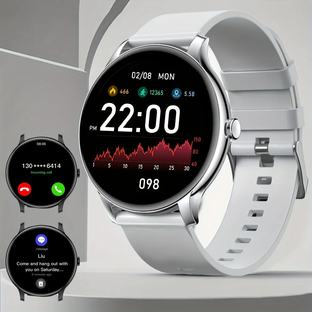 LAXASFIT 2025 New Smart Watch 1.52inch HD Full Touch Scree Bluetooth Dial and Answer Smartwatch Men and Women Christmas Gifts