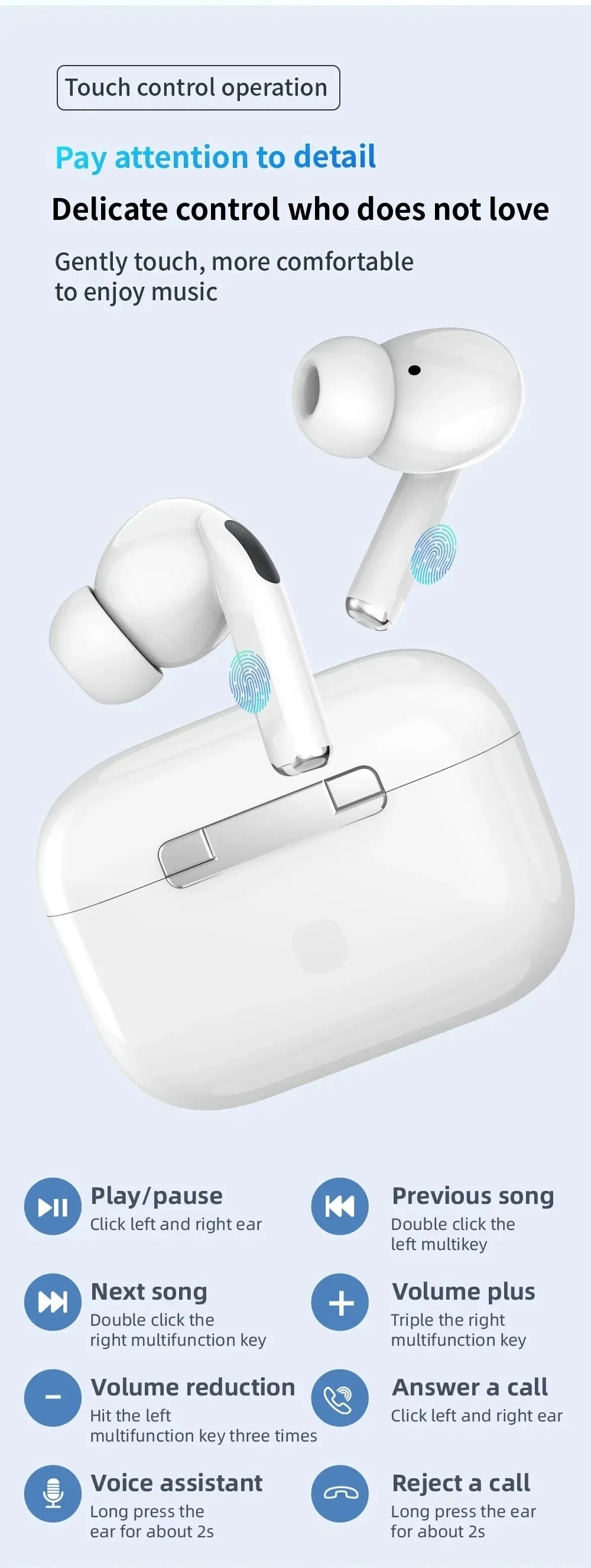 Original Airs Pro Bluetooth earphones gaming earphones wireless Bluetooth headset suitable