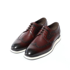 high-grade hand-colored  cowhide  men's shoes versatile British business formal leather