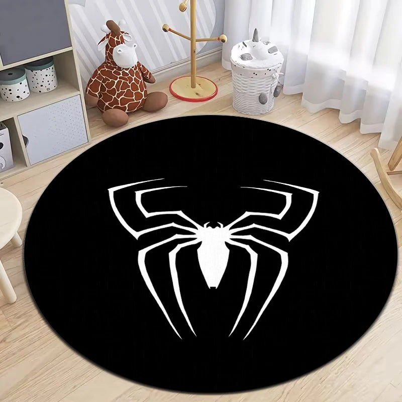 Spider-Man Marvel Universe Round Carpet,cute rug,bedroom,Living Room,door mat