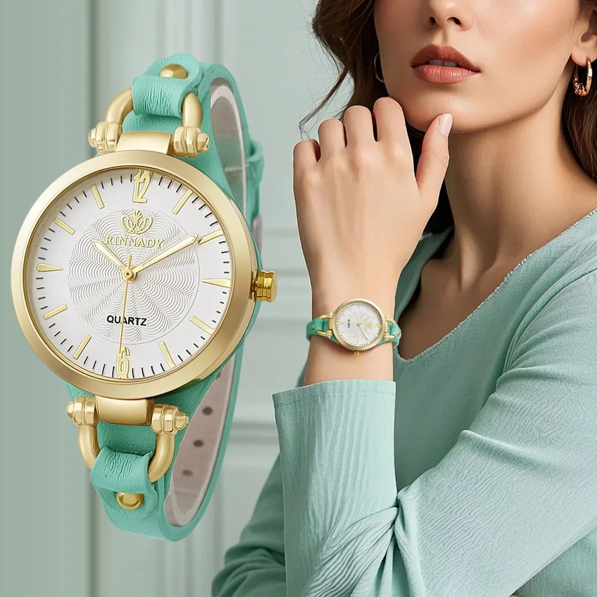 Vintage Ultra-thin Leather Strap Women Quartz Watch Fashion Ladies Wristwatches Clock Gift Reloj Mujer