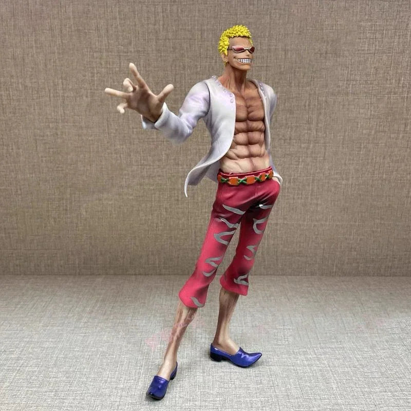29cm One Piece Anime Figure Donquixote Doflamingo Action Figure Pvc Model Statue Doll Collection Decoration Ornaments Toys Gift