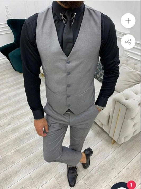 Tuxedo for Mens: Solid Men Suit Gentle Groom Tuxedos Prom Party Peak Lapel