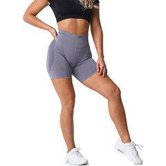 Seamless Shorts for Women Push Up Booty Workout Shorts Fitness Sports Short