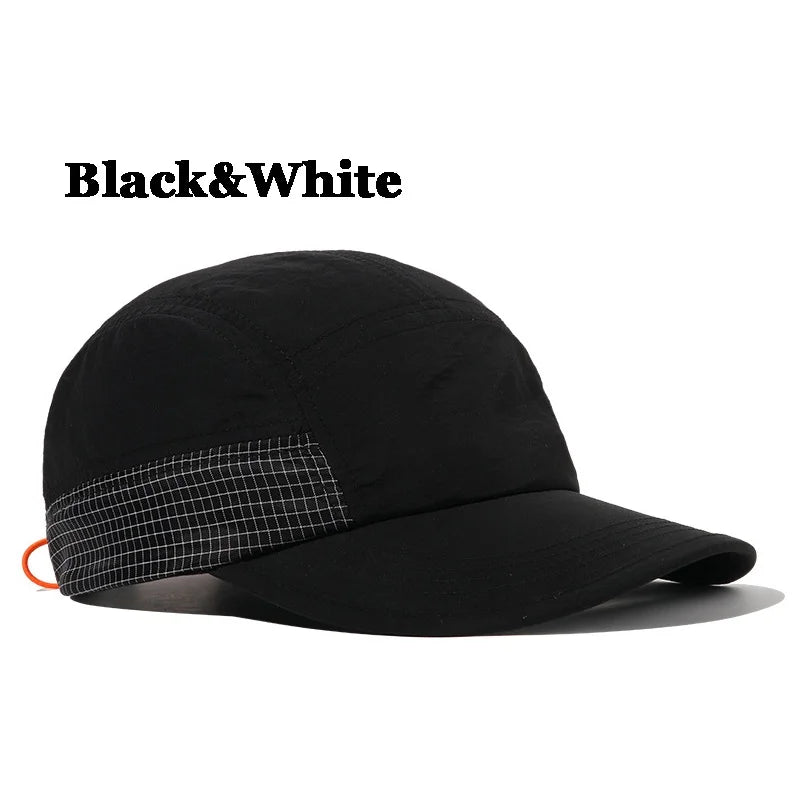 Fashion Adjustable Hat 5 Panel Cap Quick Dry Cap Snapback Hats Unisex Baseball Caps Sun Hats