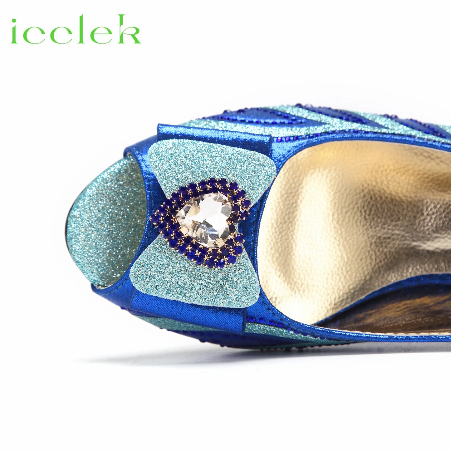 Matching Shoes and Bags: Royal Blue Elegant Low Heels Nigeria Popular Ladies Shoes