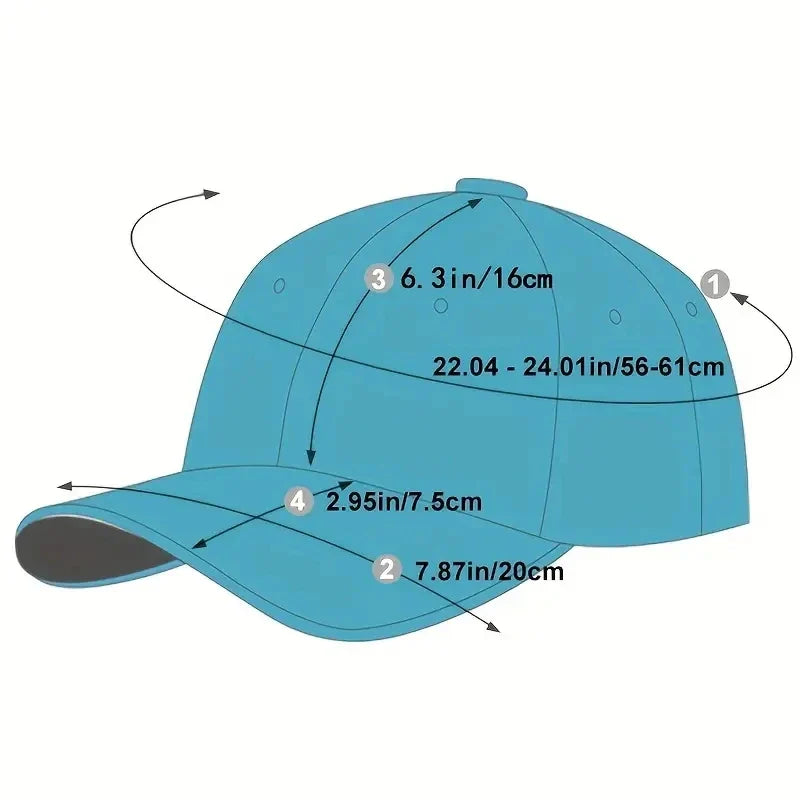 Embroidered Baseball Cap For Women Men New Spring Summer Solid Sunhat Retro Washable Sport Snapback Caps Hip Hop Fishing Hat