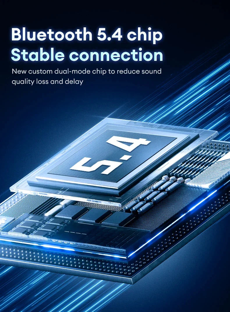 Original Lenovo XT53 Bluetooth V5.4 Earphones LED Power Display Gaming Headphones Waterproof Anti-sweat Upgraded Wireless Earbud