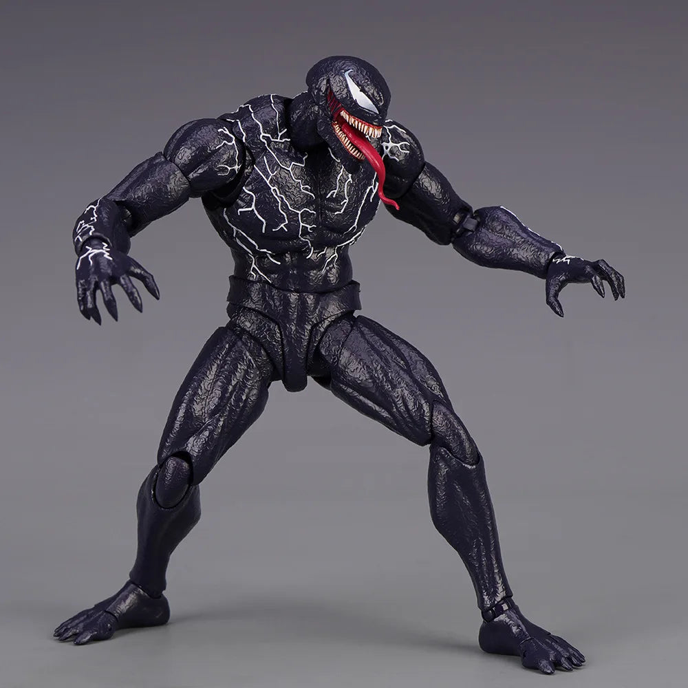 Venom AMAZING YAMAGUCHI legends Action Figure Joint Movable Change Face Statue Model Collectible kids for Toy Gift