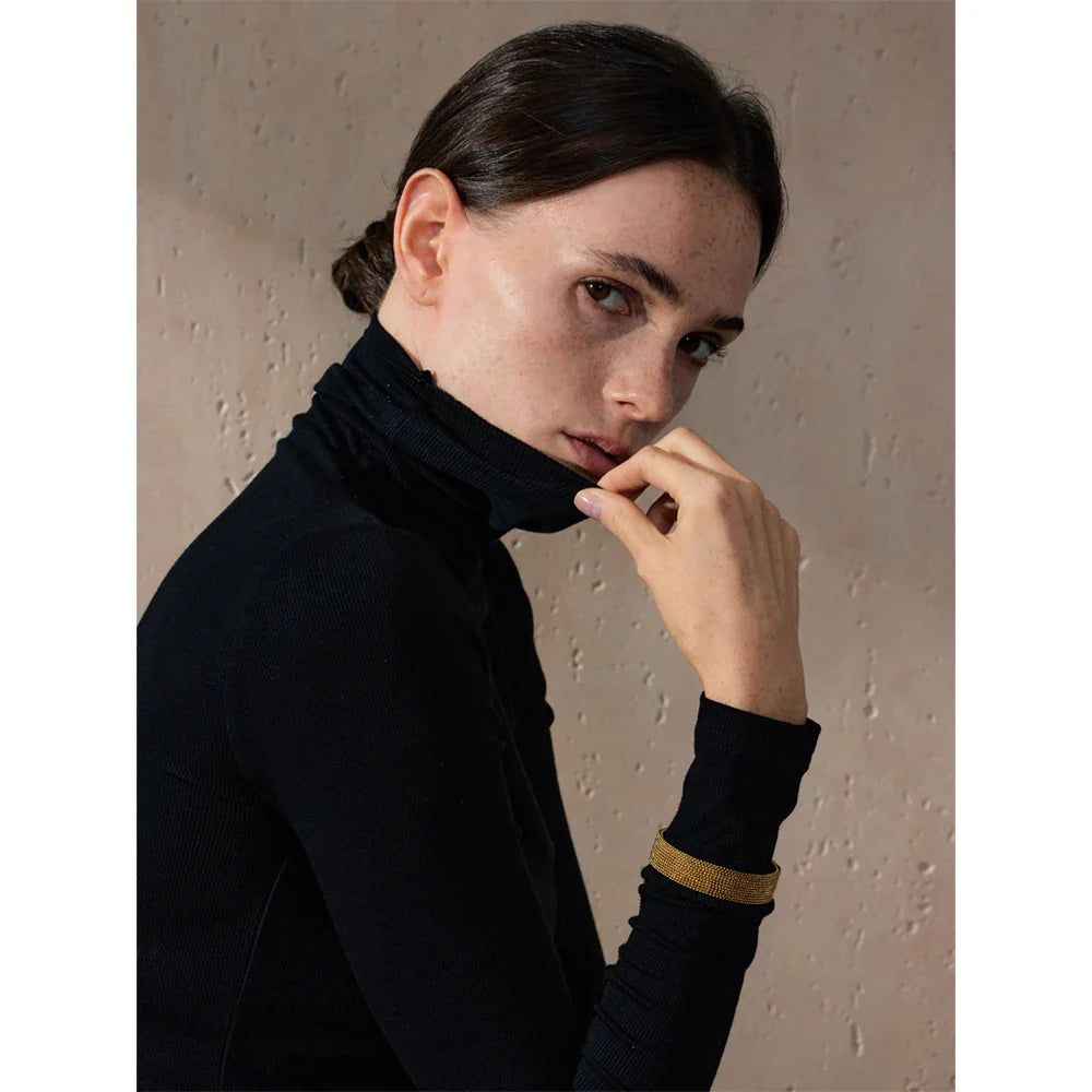 Yhpup Hot Style Stainless Steel Chain Tassel Cuff  Bracelet Bangle 18K Gold Color Plated Personality Fashion Charm Jewelry