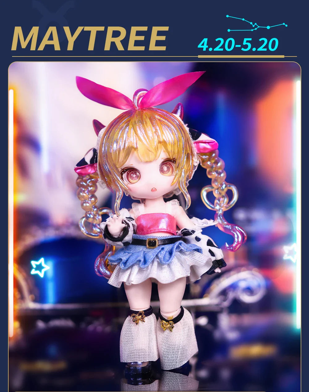 ICY DBS Dream Fairy Season 2 Constellation Maytree OB11 Doll BJD collectible Cute Animal 13cm SD Gift