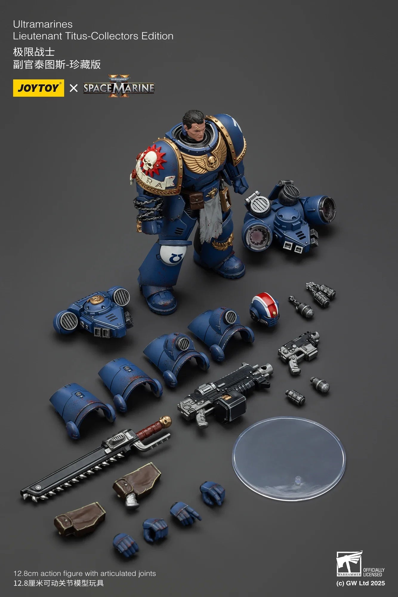[IN-STOCK]JOYTOY Warhammer 40K 1/18 Action Figures Ultramarines Titus Victrix Guard Guilliman Anime Model Toys Gift