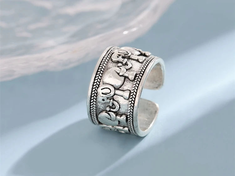 Creative Beautiful Retro Animal 925 Sterling Silver Jewelry Personality Ethnic