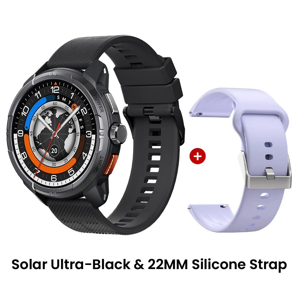 HAYLOU Solar Ultra GPS Smartwatch 1.6” AMOLED Display 5ATM Waterproof Built-in GPS Bluetooth Phone Calls Sports Smart Watch