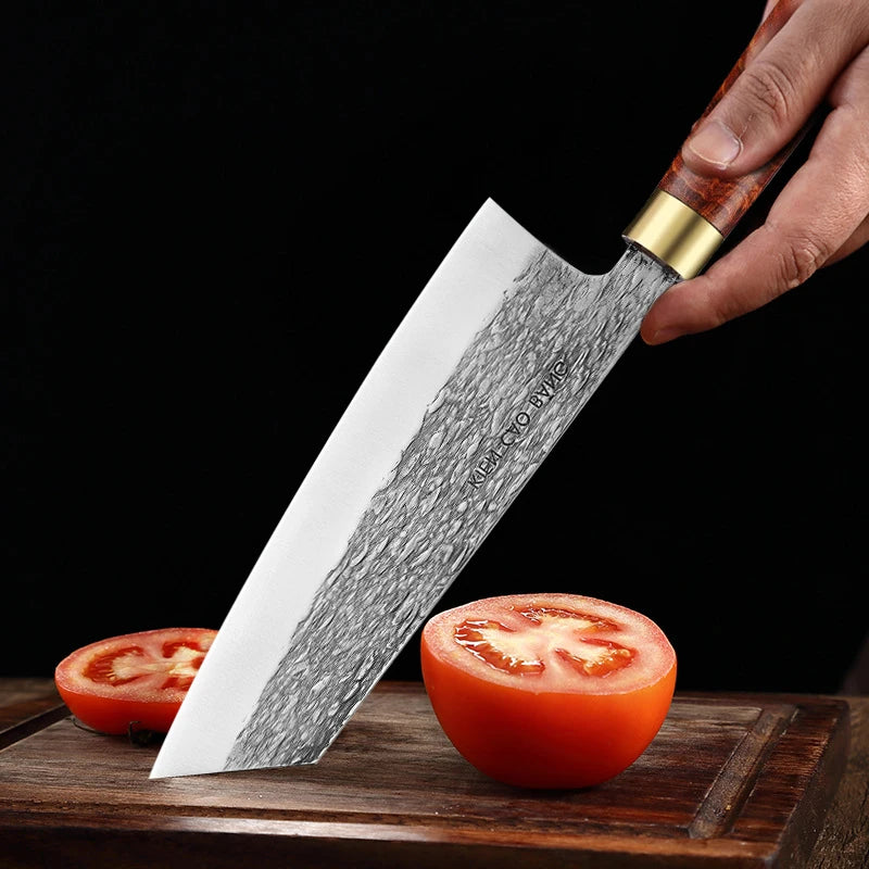 Professional Japanese Chef Knife Hand Forged Steel Fish Fruit Knife Butcher Meat