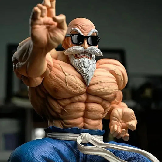 Anime Dragon Ball figure GK Muscle Master Roshi Goku Kame Sennin Figurine PVC Action Figure Model Children Dolls Gift Toys