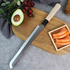 Japanese Knife Sashimi Salmon Sushi Knife Thickened Blade Fish Filleting Cooking Knife