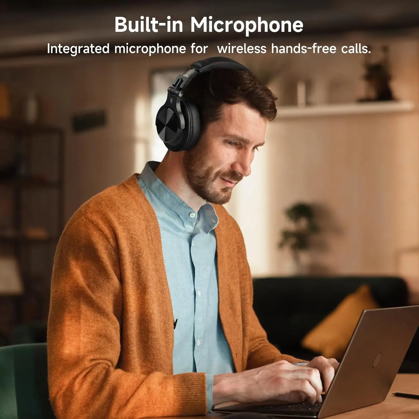 Oneodio Fusion A70 Bluetooth Headphones Hi-Res Audio Over Ear Wireless Headset Professional Studio Monitor DJ HiFi Headphones