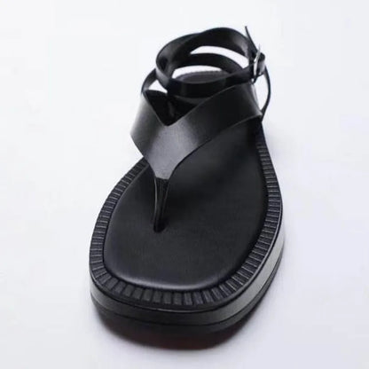Thick-soled Flip Flops Sandals Women Summer Clogs 2022 New Female Heels Platform Ankle Strap Woman Beach Shoes Lady Casual Shoes