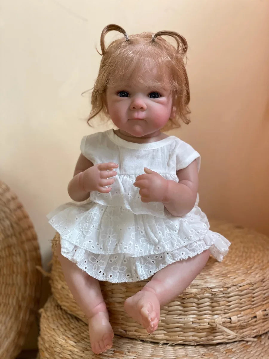 18 Inch Bettie Full Body Soft Girl Reborn Baby Doll With Painted Lifelike Hair Bebe Reborn Toys