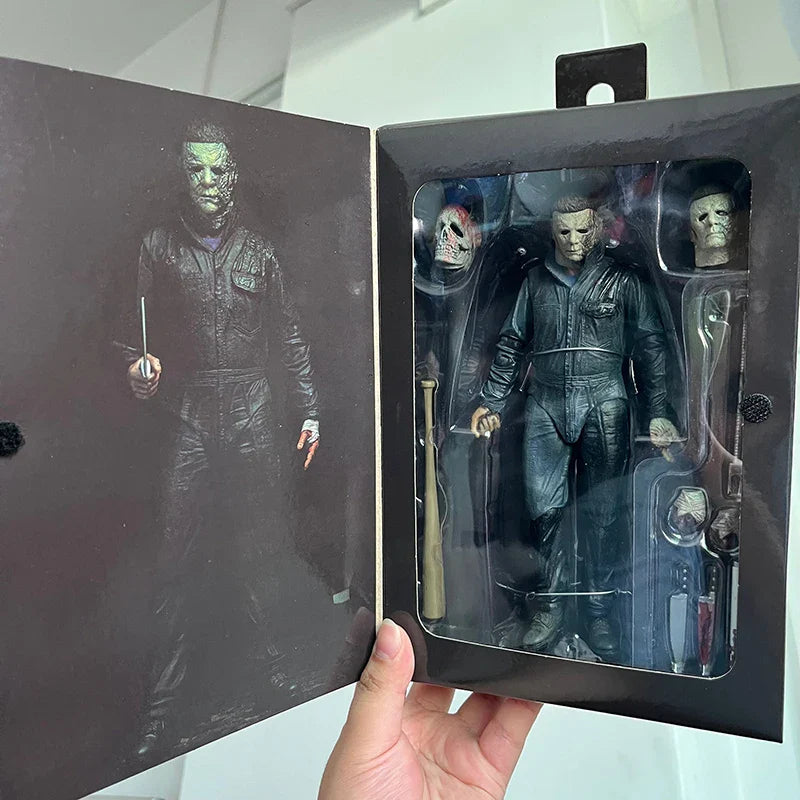NECA Michael Myers Figure With LED Pumpkin Halloween Ultimate  Action Figure Toy Doll Decor Christmas Gift Halloween Horror Toy