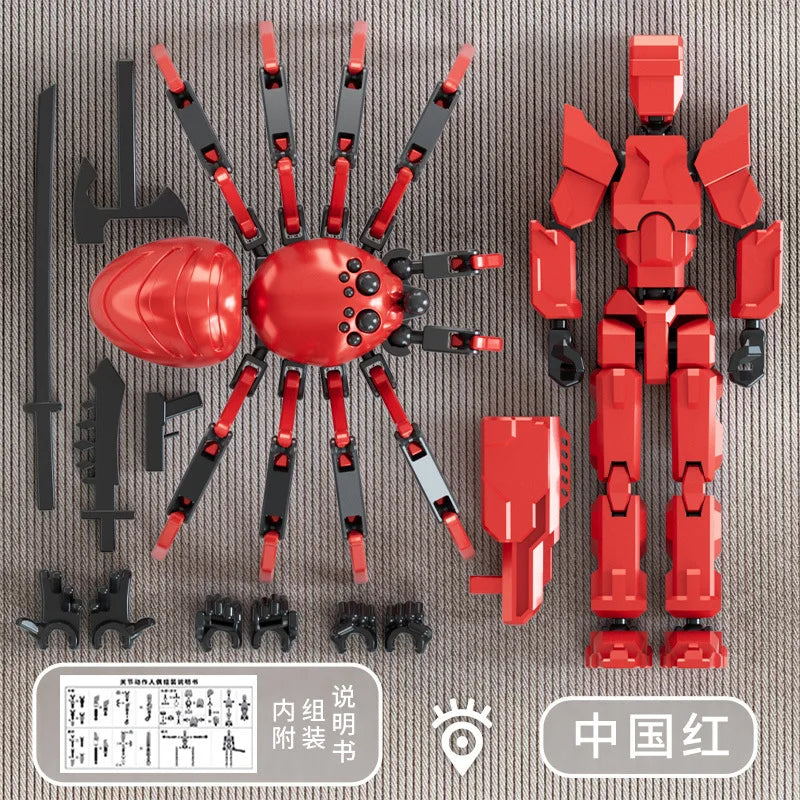 1PCS T13 Joints Figure Articulate Movable Dummy Doll Diy Assembly Toy 3D Printed Action Figure Stop Motion Animation Dummy Gift