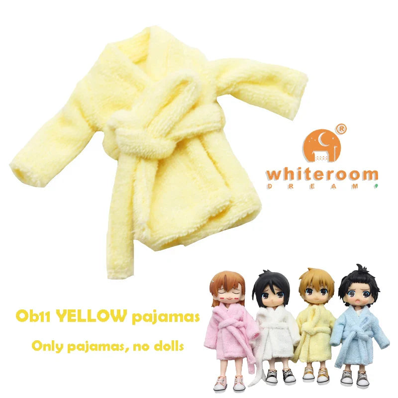 Mini Ob11 Bjd Doll Accessories Obitsu 11 Clothes Dolls For Girls Boy Toys Baby Kawaii Anime Toy Cute Items Miniature Costume