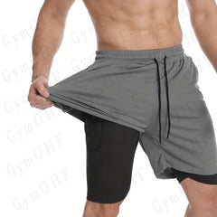 Goku Anime Sweatpants Shorts Men Gym Running Shorts Men Quick Dry Sport