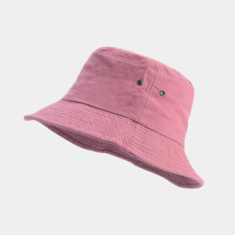 Fluorescent Green Bucket Hat Four Seasons Candy Color Personalized Street Dance Fashion Style Women's and Men's Fisherman Hat
