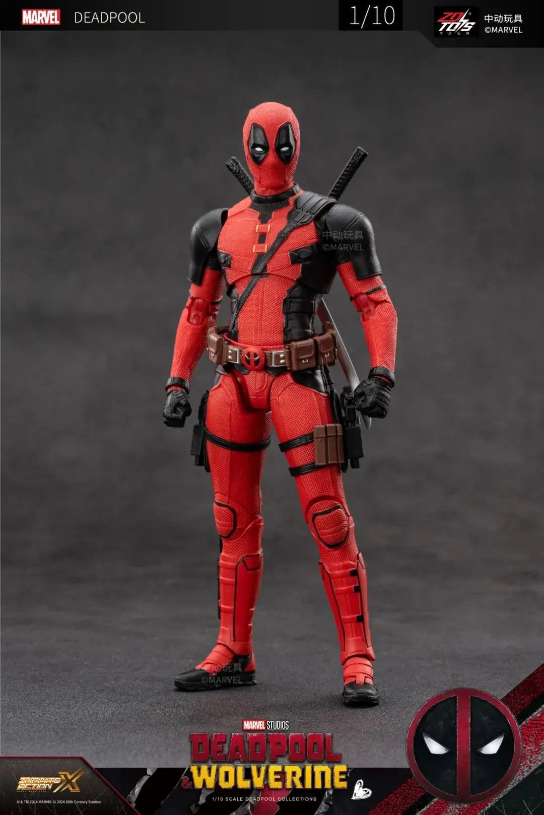 Deadpool & Wolverine  Action Figure ZD Original Thor 1/10 X-Men Limited Guardians of The Galaxy Lord Cartoon Toys for Kids Gift